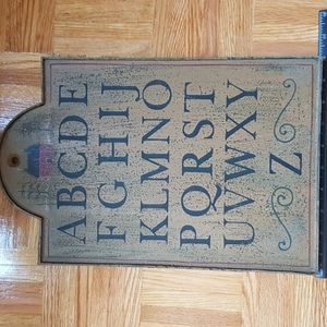 Vintage A to Z wall decor Halloween